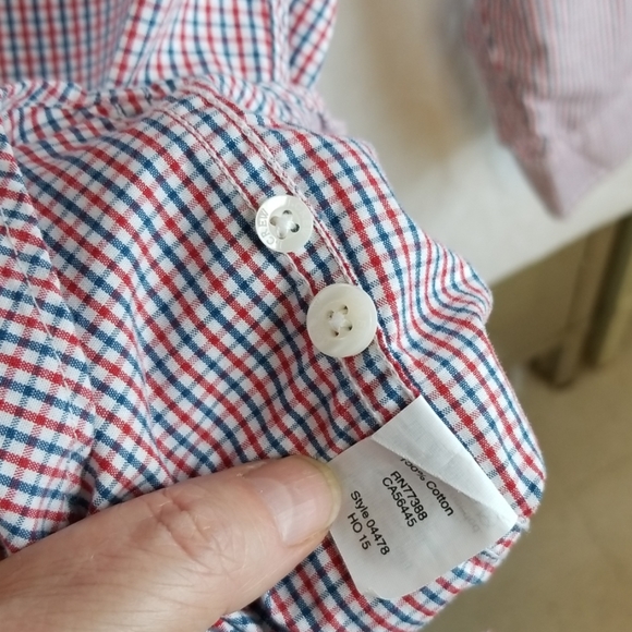 🧨 J. Crew Factory Button down medium Tall USA - Picture 5 of 5